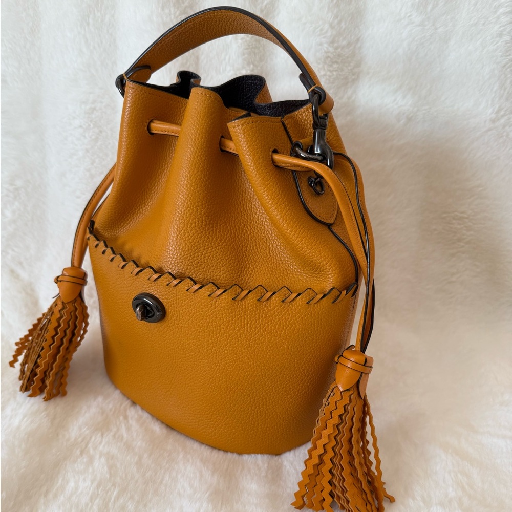 Coach Lora Bucket Bag Drawstring Purse - Picture 5 of 12